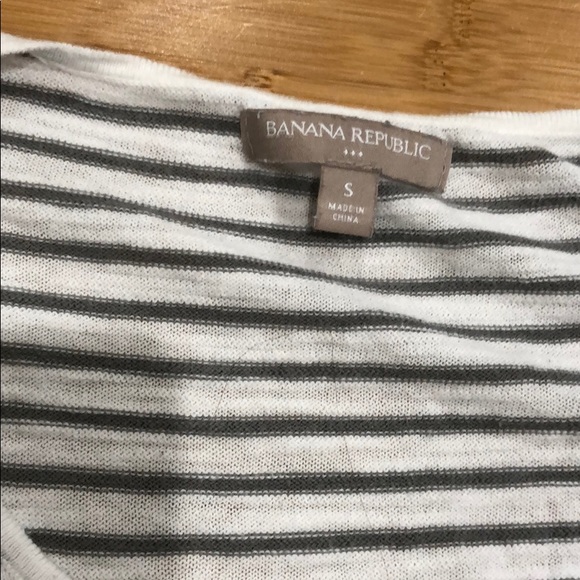 Banana Republic short sleeve striped shirt - Picture 2 of 5